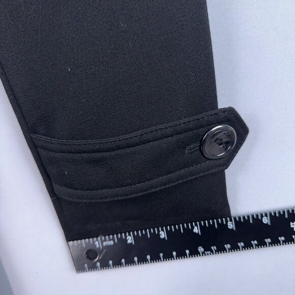 Trina Turk Juliette Flare Wool Trench Coat Womens Size 6 Tie Waist NG672K Black - Picture 13 of 15